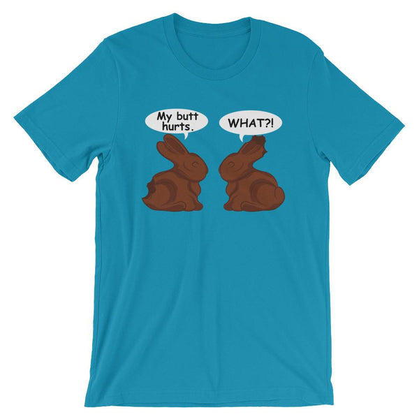 Funny Easter Bunny Chocolate Shirt-Faculty Loungers