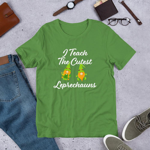 I Teach the Cutest Leprechauns Shirt for Teachers St Patrick's Day-Faculty Loungers
