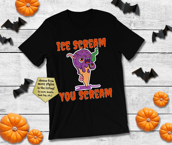 Ice Scream You Scream - Halloween Zombie Food-Faculty Loungers