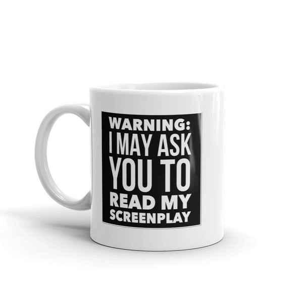 Screenwriter Coffee Mug - Script Warning-Faculty Loungers