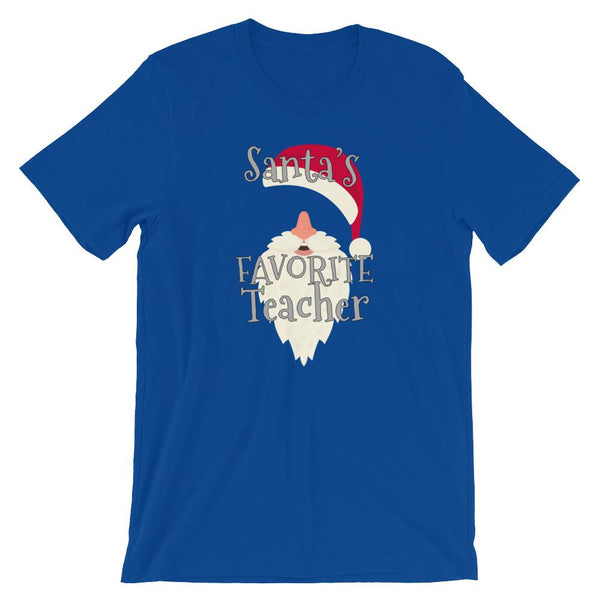 Teachers Christmas Shirt - Santa’s Favorite Teacher-Faculty Loungers