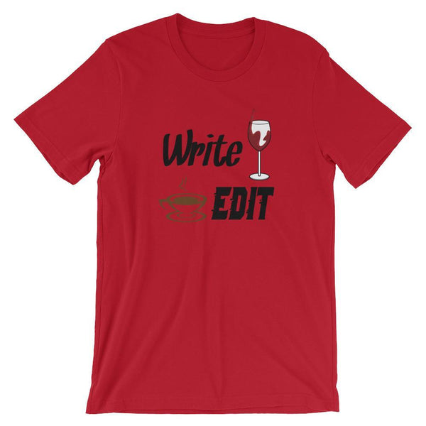 Writer Shirt - Write Drunk Edit Caffeinated-Faculty Loungers