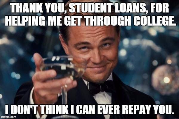 TEACHER MEME - Student Loan Debt