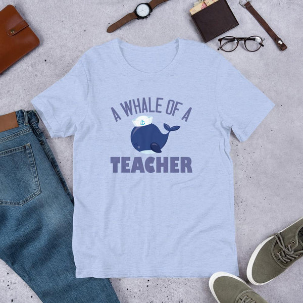 A Whale of a Teacher Unisex T-Shirt-Faculty Loungers
