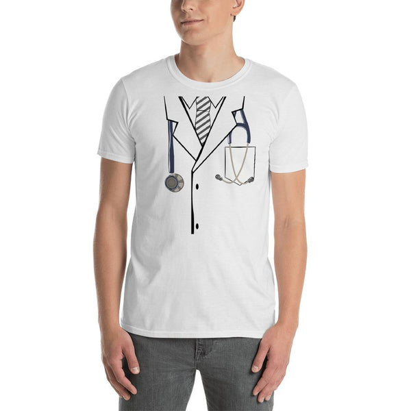 Cheap Doctor Tee Shirt Costume for Halloween-Faculty Loungers