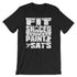 Funny St Patrick's Day shirt about drinking too much, slurred speech saying Fit Shaced on Paint Sat's - Unisex Black colored t-shirt