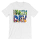 Earth Day T-shirt - Land and Sea Lettering