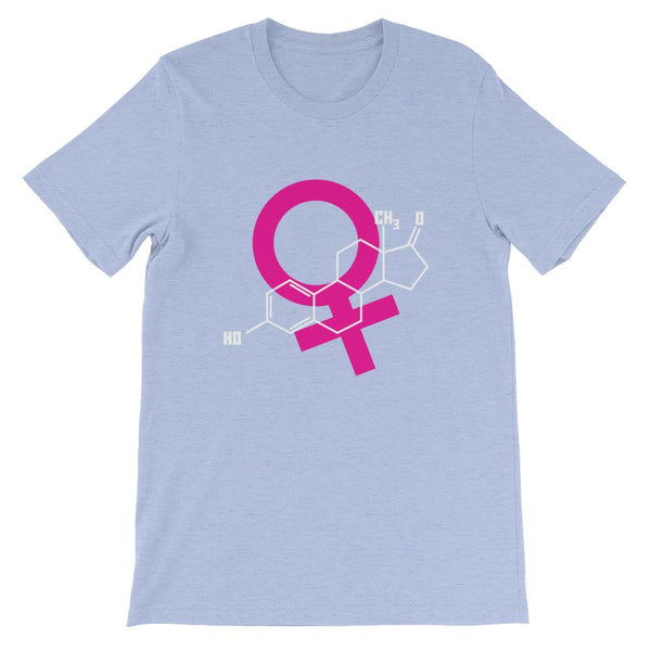 Estrogen Molecule Shirt for Women Science Nerds-Faculty Loungers