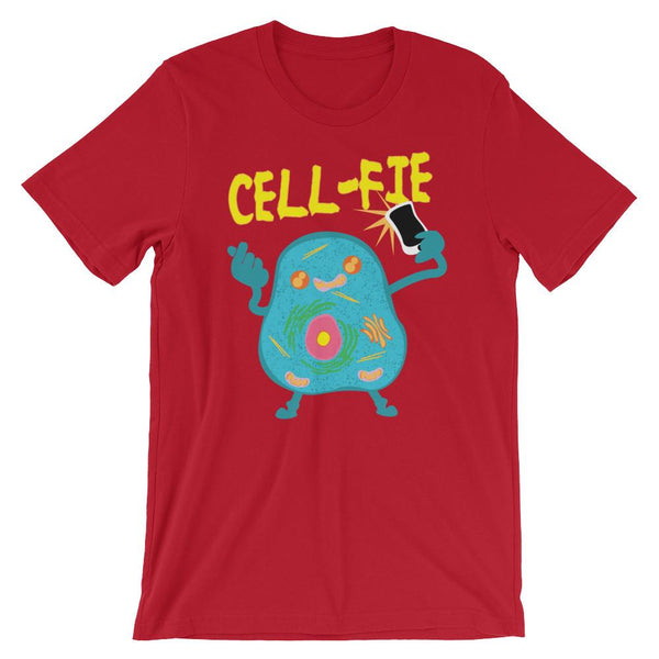 Funny Biology Shirt - Cell-Fie-Faculty Loungers