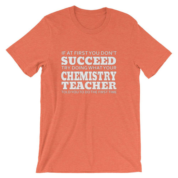Funny Chemistry Teacher Lesson Short-Sleeve Unisex T-Shirt