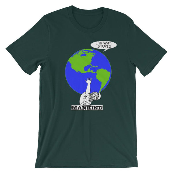 Funny Earth Day Shirt - I'm With Stupid-Faculty Loungers