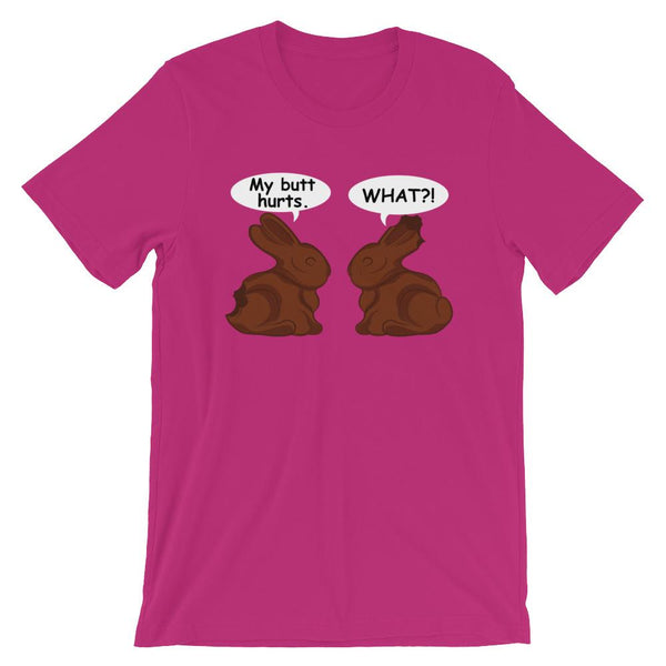 Funny Easter Bunny Chocolate Shirt-Faculty Loungers