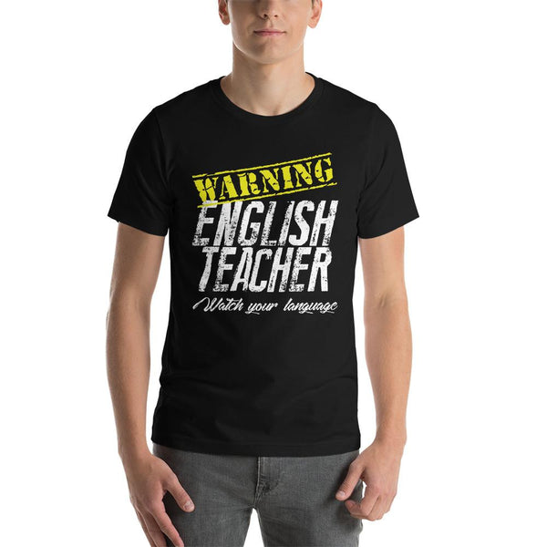 Funny English Teacher Gift - Watch Your Language-Faculty Loungers