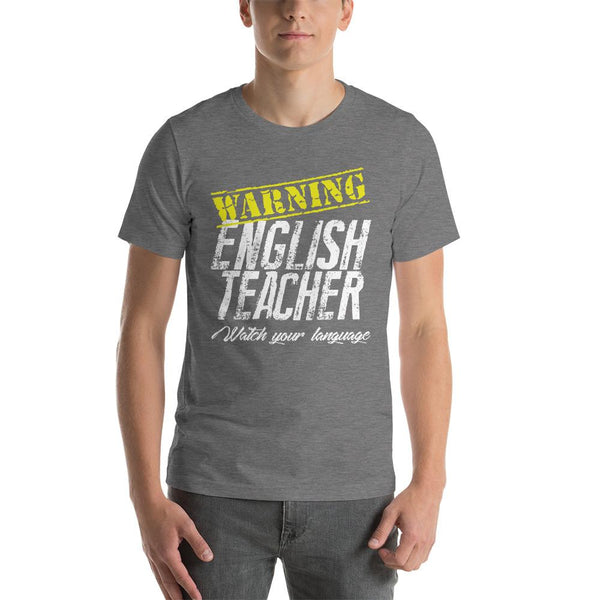 Funny English Teacher Gift - Watch Your Language-Faculty Loungers