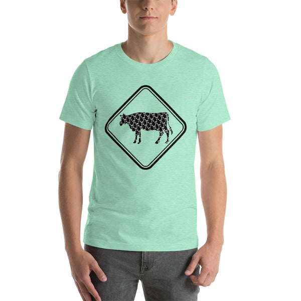 Funny Pi Day T-shirt - Cow Pie-Faculty Loungers
