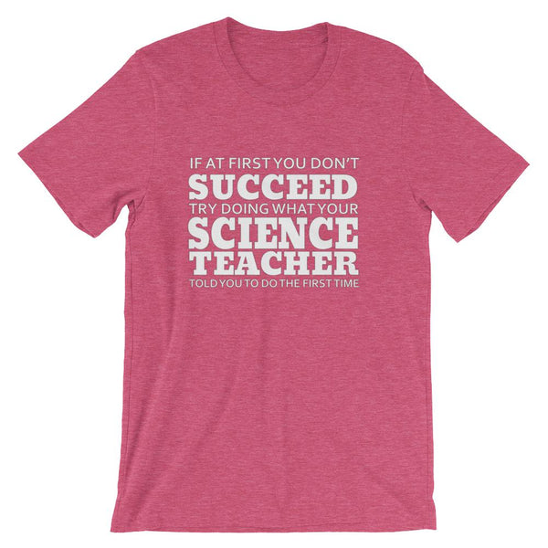 Funny Science Teacher Lesson Short-Sleeve Unisex T-Shirt
