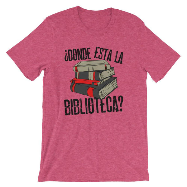 Funny Spanish Teacher Shirt, Donde Esta La Biblioteca