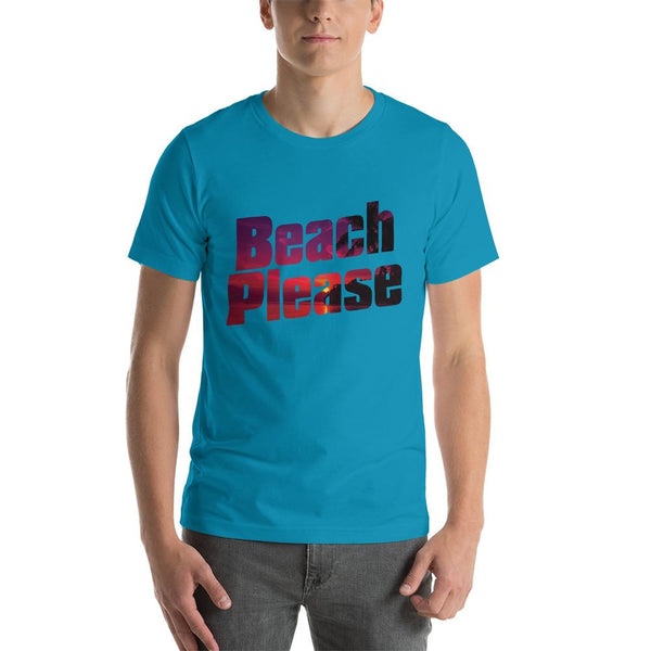 Funny Spring Break Shirt - Beach Please-Faculty Loungers