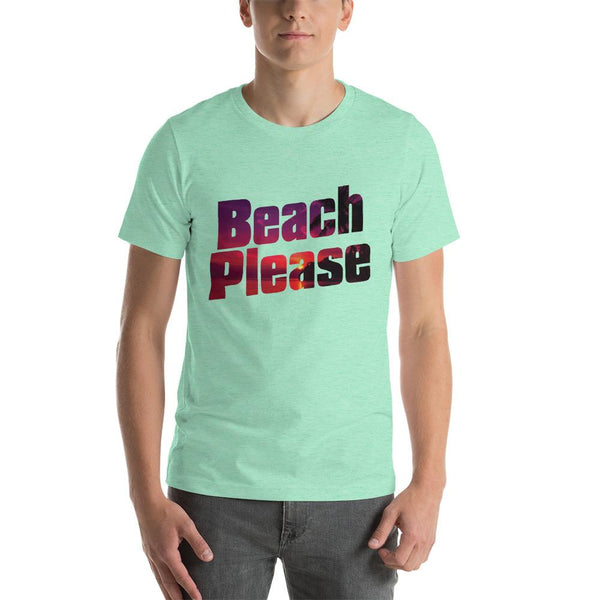 Funny Spring Break Shirt - Beach Please-Faculty Loungers