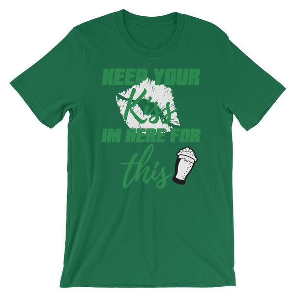 Funny St Patrick's Day Drinking Shirt - Keep Your Kiss-Faculty Loungers
