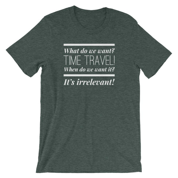 Funny Time Travel T-Shirt Gift for Science Teachers and Physics Nerds-Faculty Loungers