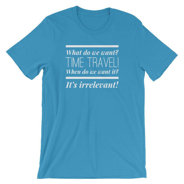 Funny Time Travel T-Shirt Gift for Science Teachers and Physics Nerds-Faculty Loungers