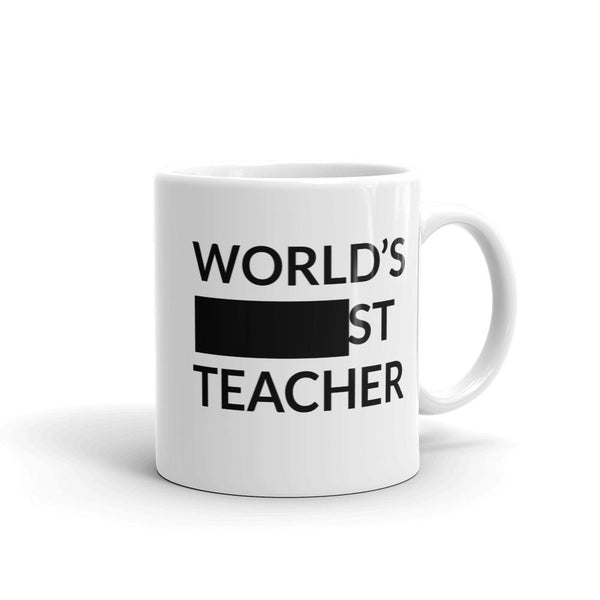Funny Worlds Best Teacher Mug, or Okayest Teacher Gift-Faculty Loungers