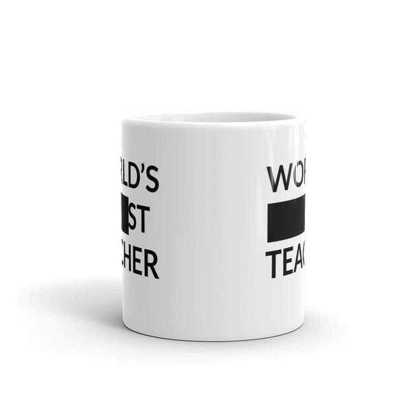 Funny Worlds Best Teacher Mug, or Okayest Teacher Gift-Faculty Loungers