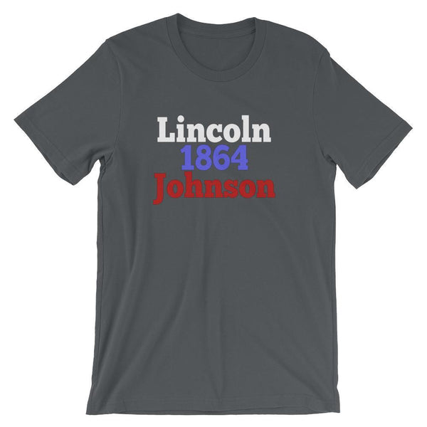 Historical Election Shirt for Teachers, Abe Lincoln & Andrew Johnson 1804-Faculty Loungers