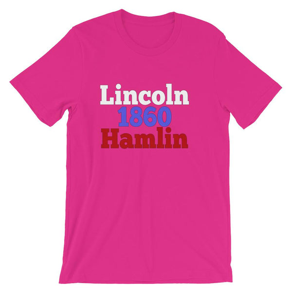 Historical Election Shirt for Teachers, Abraham Lincoln and Hannibal Hamlin 1860-Faculty Loungers
