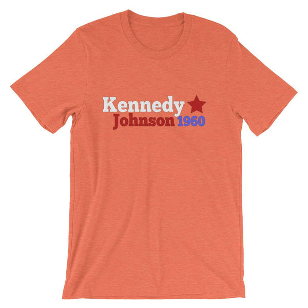 Historical Election Shirt for Teachers, John F Kennedy & Lyndon B Johnson 1960-Faculty Loungers