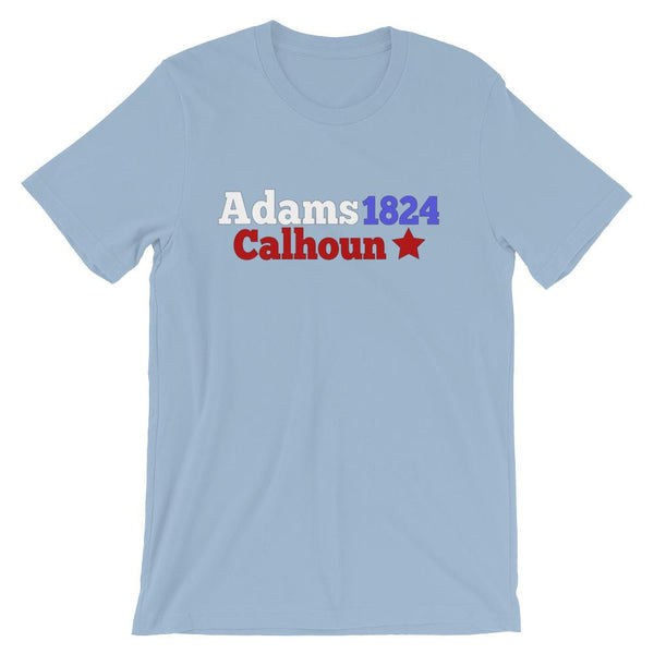 Historical Election Shirt for Teachers, John Quincy Adams and John C. Calhoun-Faculty Loungers