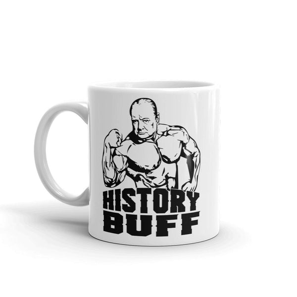 History Buff Gift - Winston Churchill Mug-Faculty Loungers