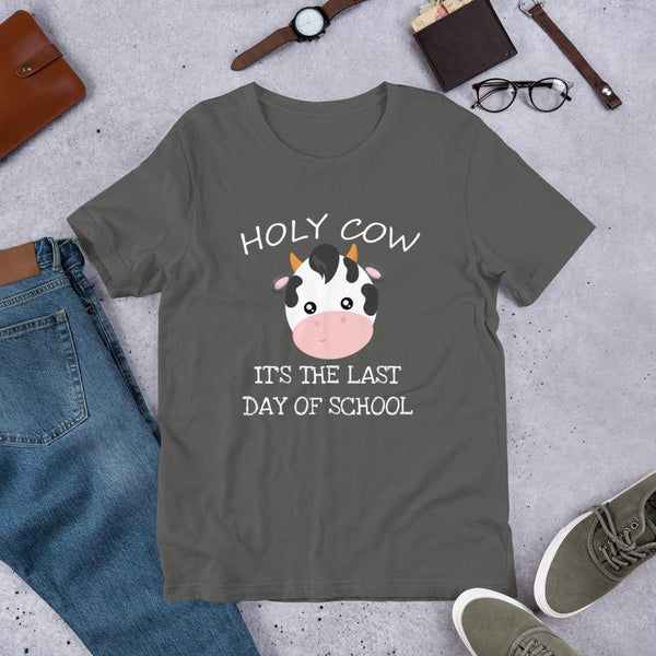 Holy Cow It's the Last Day of School Tee-Faculty Loungers