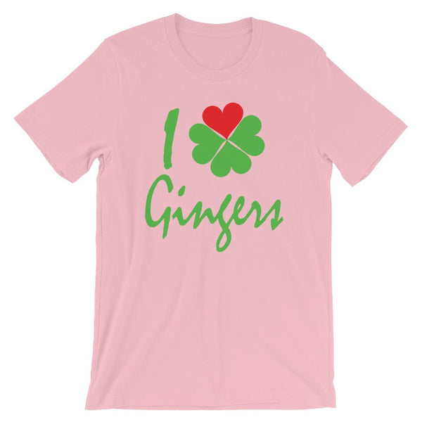 I Heart Gingers Shirt - St Patrick's Day Tee for Redheads and Ginger Lovers-Faculty Loungers