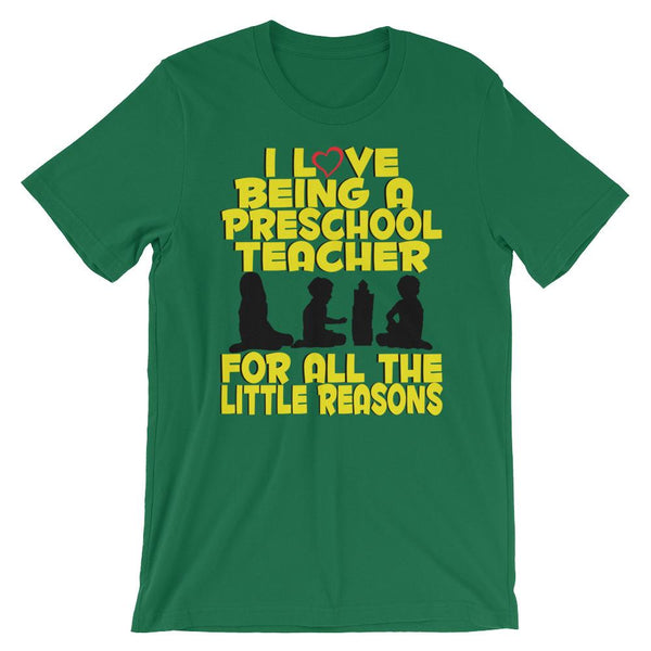 I Love Being a Preschool Teacher Shirt-Faculty Loungers