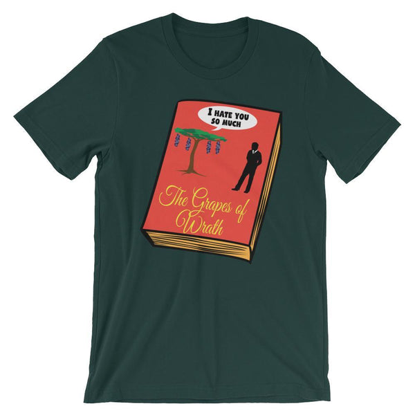 Literature Shirt - Grapes of Wrath - Book Humor-Faculty Loungers