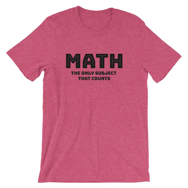Math Pun Shirt for Math Teachers Short-Sleeve Unisex T-Shirt-Faculty Loungers