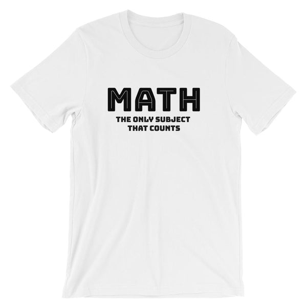 Math Pun Shirt for Math Teachers Short-Sleeve Unisex T-Shirt-Faculty Loungers