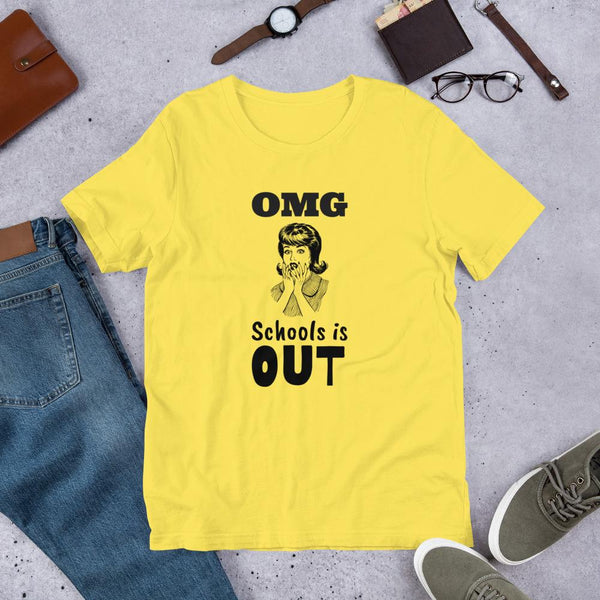 OMG School is Out - Last Day of School Shirt-Faculty Loungers