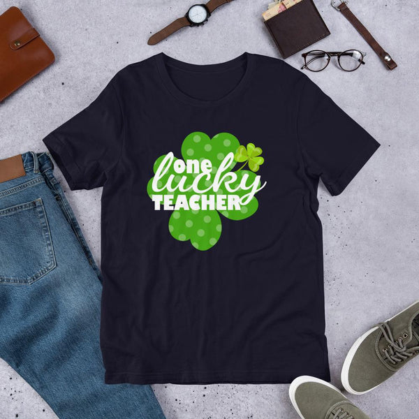 One Lucky Teacher Shirt for St Patrick's Day-Faculty Loungers