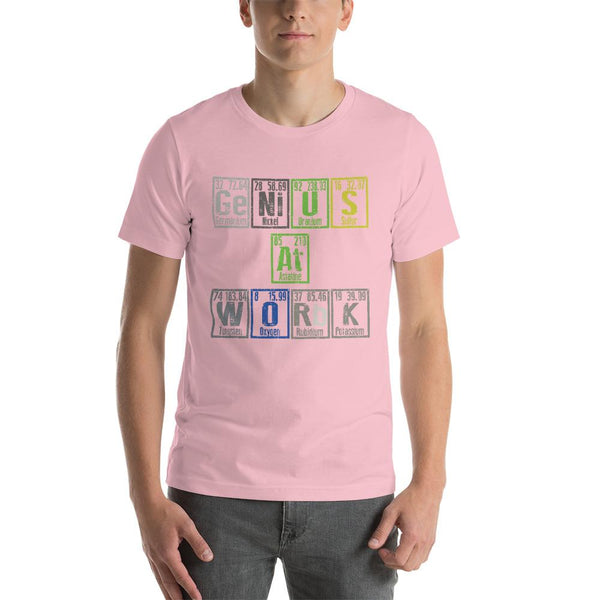 Periodic Table Genius A Work T-Shirt-Faculty Loungers