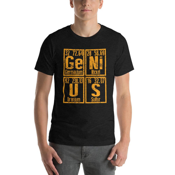 Periodic Table Genius T-Shirt-Faculty Loungers