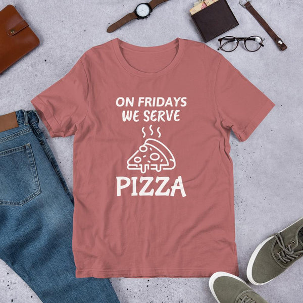 Pizza Fridays! Lunch Lady Shirt-Faculty Loungers