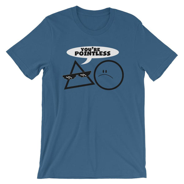 Pointless Geometry Humor T-Shirt-Faculty Loungers