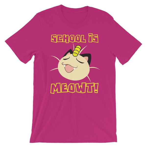 School is Meowt T-Shirt-Faculty Loungers