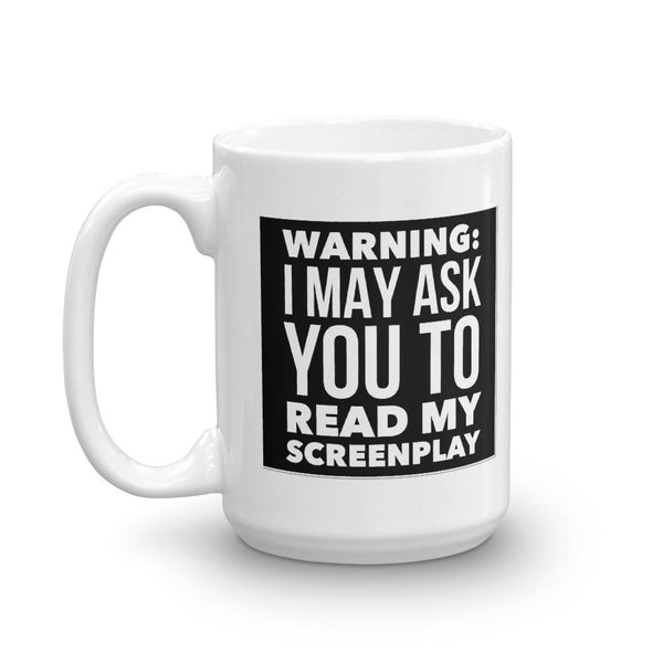 Screenwriter Coffee Mug - Script Warning-Faculty Loungers