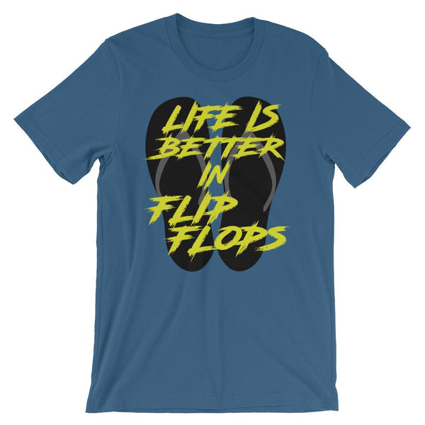 Spring Break T-Shirt - Life is Better in Flip Flops-Faculty Loungers