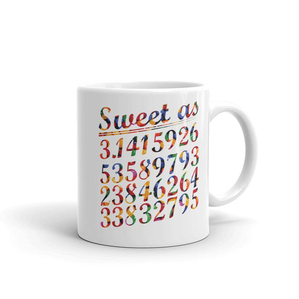 Sweet as Pi Mug - Gift for Math Teachers and Nerds-Faculty Loungers