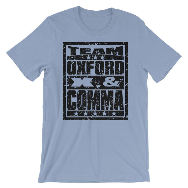 Team Oxford Comma Tee Shirt-Faculty Loungers